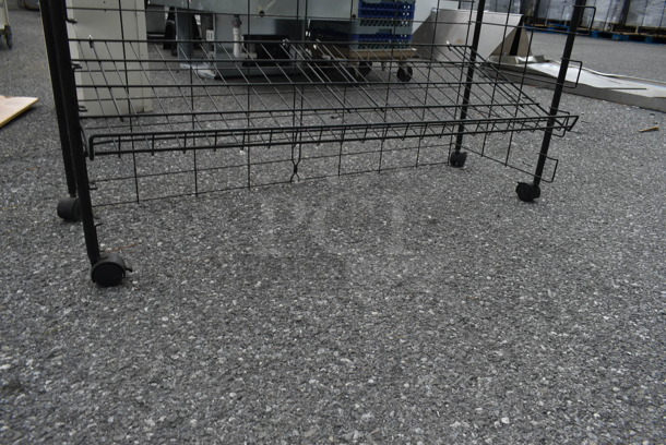 Black Wire Shelving Unit on Casters. - Image 4 of 4