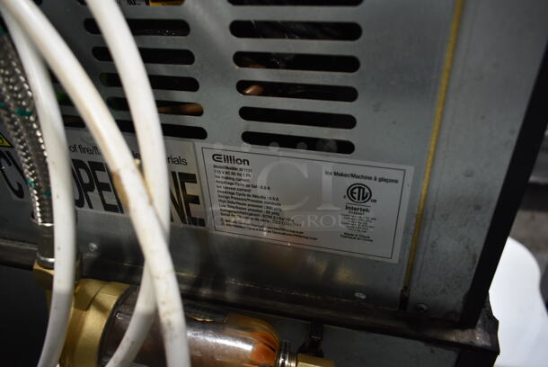 BRAND NEW SCRATCH AND DENT! 2022 Eillion AF1131 Stainless Steel Commercial Ice Head on Commercial Ice Bin. 115 Volts, 1 Phase.  - Image 7 of 7