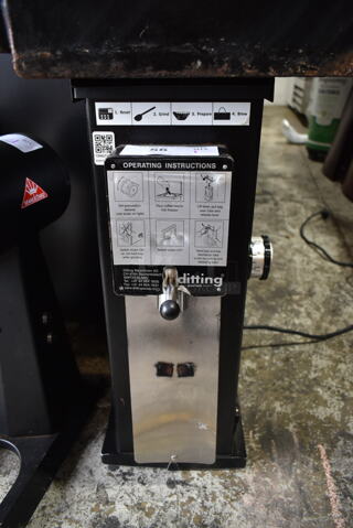 Ditting KR1203 SB Metal Commercial Countertop Coffee Bean Grinder. 120 Volts, 1 Phase. Tested and Does Not Power On
