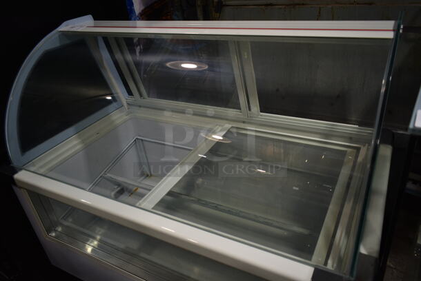 Metal Commercial Chest Cooler Merchandiser. Tested and Working! - Image 2 of 7