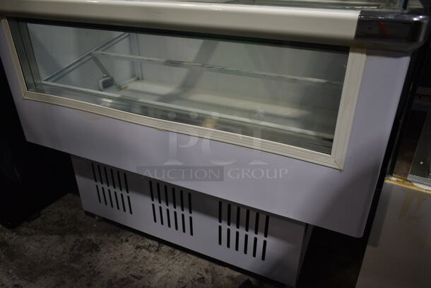 Metal Commercial Chest Cooler Merchandiser. Tested and Working! - Image 3 of 7