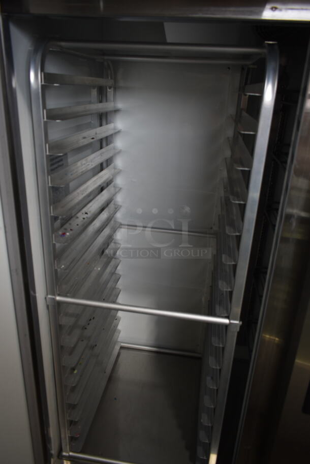 Avantco 178A49FHC Stainless Steel Commercial 2 Door Reach In Freezer w/ Metal Pan Rack and Poly Coated Racks. 115 Volts, 1 Phase. Tested and Working! - Image 5 of 8