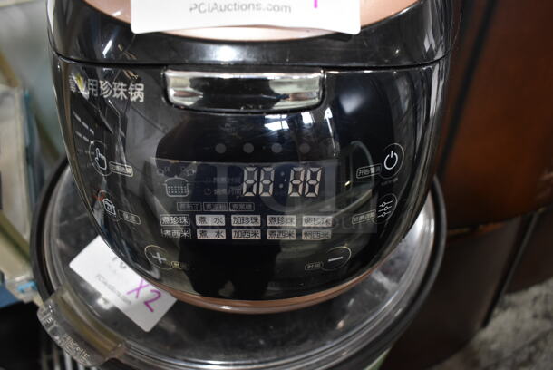 ANS-886 Metal Countertop Automatic Bubble Tea Pearl Cooking Tapioca Cooker. 110 Volts, 1 Phase.  - Image 2 of 6