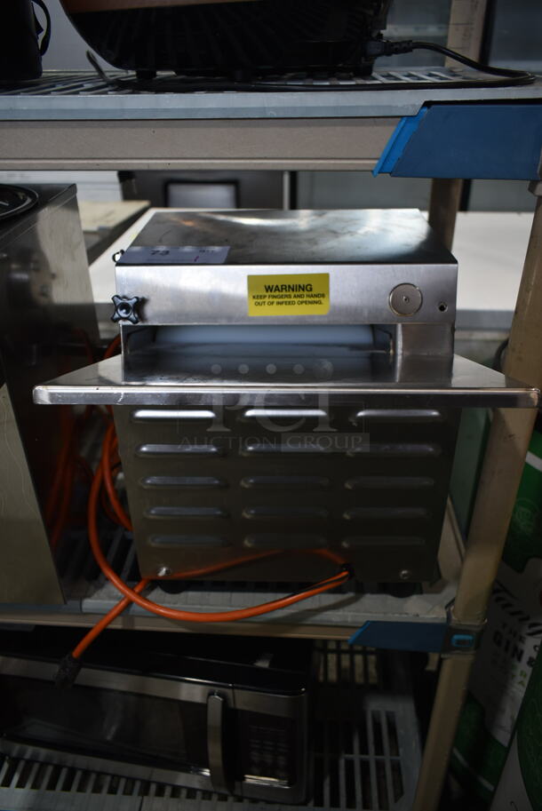 Somerset CDR-100P Stainless Steel Commercial Countertop Dough Sheeter. 115 Volts, 1 Phase. Tested and Working! - Image 2 of 5