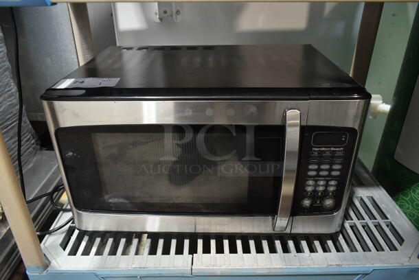 Hamilton Beach  EM031MZC-X1 Meta Countertop Microwave Oven w/ Plate. 120 Volts, 1 Phase.  - Image 1 of 4