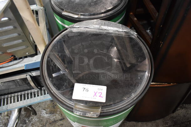 2 Metal Commercial Portable Ice Bin Bottle Merchandiser on Casters. 2 Times Your Bid! - Image 3 of 7