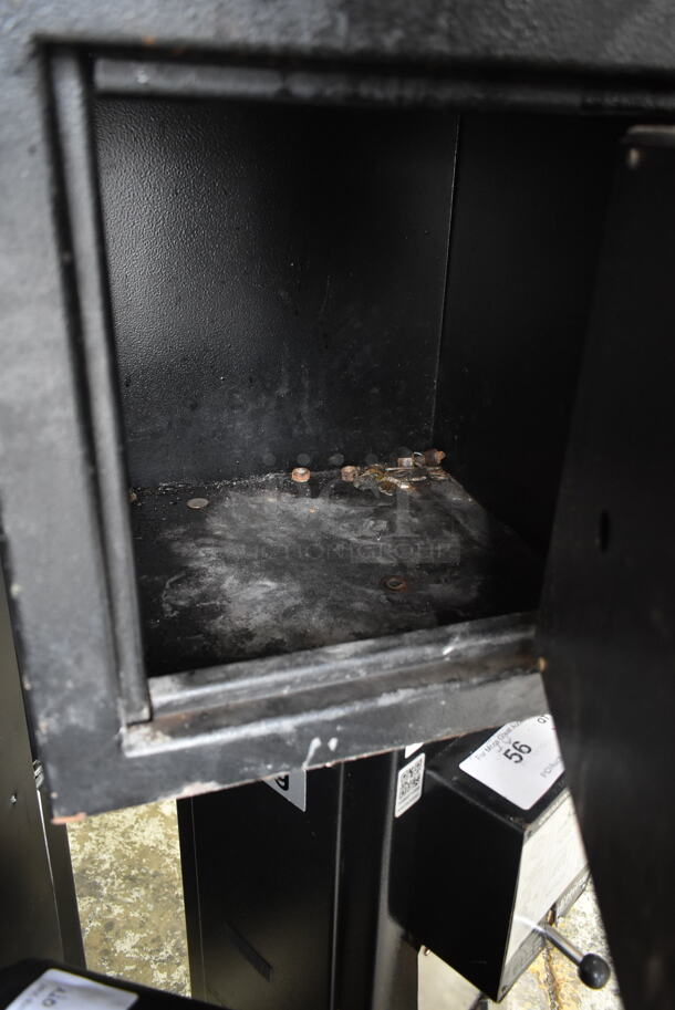 Black Metal Single Compartment Drop Safe. Does Not Come w/ Combination. - Image 4 of 4