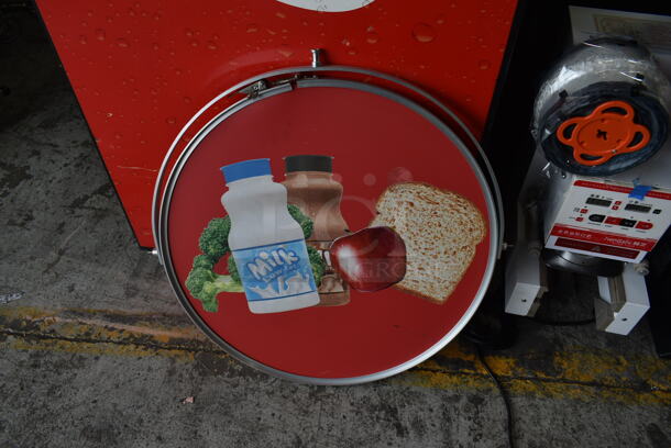 Round Sign. - Image 3 of 3