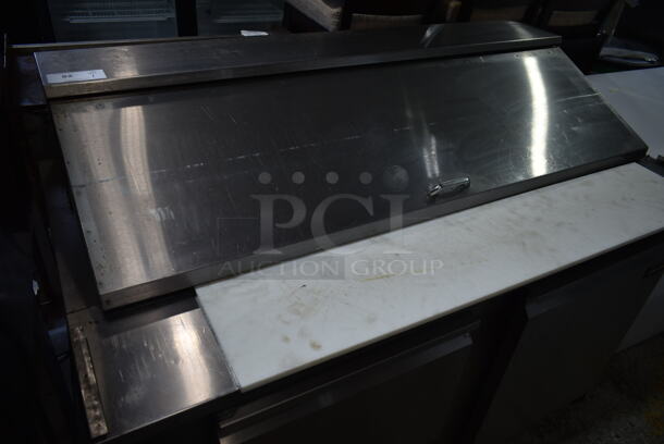 Cooltech Stainless Steel Commercial Sandwich Salad Prep Table Bain Marie Mega Top on Commercial Casters. 115 Volts, 1 Phase. Tested and Powers On But Does Not Get Cold - Image 2 of 7