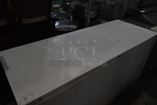 Metal Chest Freezer w/ Hinge Lid. Tested and Powers On But Does Not Get Cold - Image 2 of 5