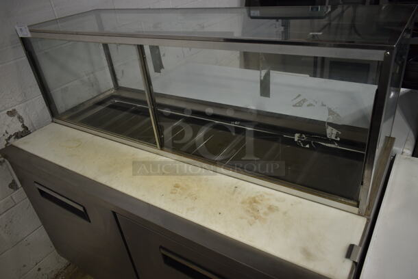 Yukon YSSU-60-16 Stainless Steel Commercial Prep Table w/ Sneeze Guard on Commercial Casters. 115 Volts, 1 Phase. Tested and Working! - Image 2 of 6