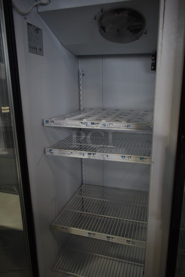 Master-Bilt BLG-48HD Metal Commercial 2 Door Reach In Freezer Merchandiser w/ Poly Coated Racks. 115/208-230 Volts, 1 Phase.  - Image 4 of 6