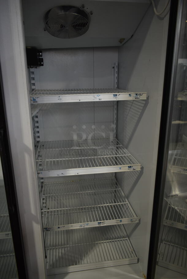 Master-Bilt BLG-48HD Metal Commercial 2 Door Reach In Freezer Merchandiser w/ Poly Coated Racks. 115/208-230 Volts, 1 Phase.  - Image 6 of 6