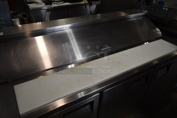 Everest EPBNR3 Stainless Steel Commercial Sandwich Salad Prep Table Bain Marie Mega Top on Commercial Casters. 115 Volts, 1 Phase. Tested and Powers On But Does Not Get Cold - Image 2 of 9