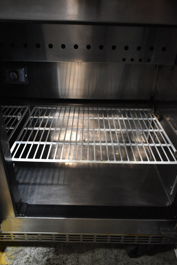 Everest EPBNR3 Stainless Steel Commercial Sandwich Salad Prep Table Bain Marie Mega Top on Commercial Casters. 115 Volts, 1 Phase. Tested and Powers On But Does Not Get Cold - Image 9 of 9