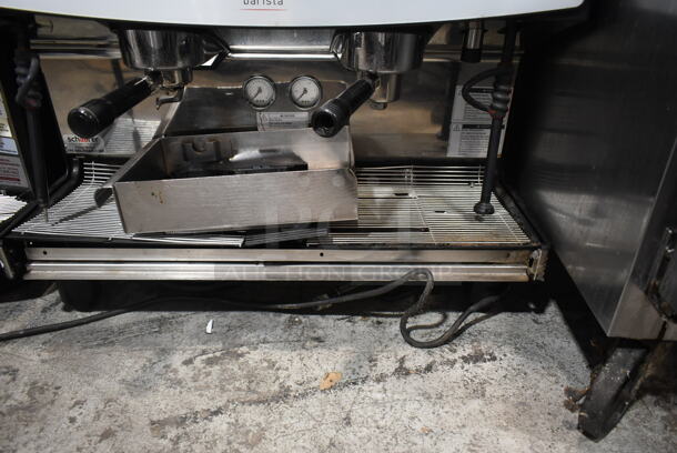 2018 Schaerer Barista Stainless Steel Commercial Countertop 2 Group Espresso Machine w/ 2 Steam Wands and 2 Hoppers. 208/240 Volts, 1 Phase. - Image 4 of 5