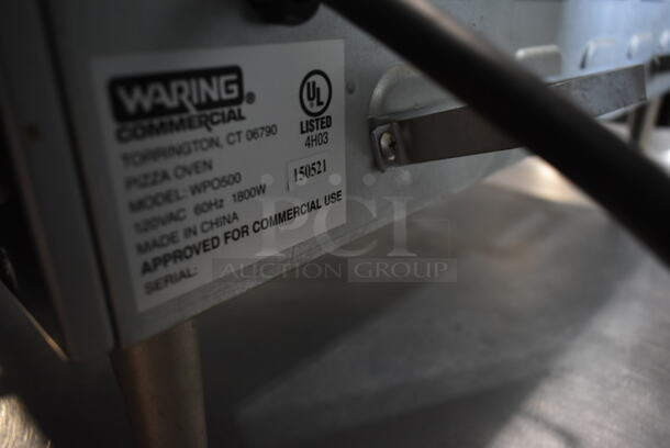 Waring WPO500 Stainless Steel Commercial Countertop Electric Powered Pizza Oven w/ Stone. 120 Volts, 1 Phase. Tested and Working! - Image 5 of 5