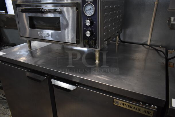 Beverage Air WTR48A Stainless Steel Commercial 2 Door Undercounter Cooler on Commercial Casters. 115 Volts, 1 Phase. Tested and Powers On But Does Not Get Cold - Image 2 of 7