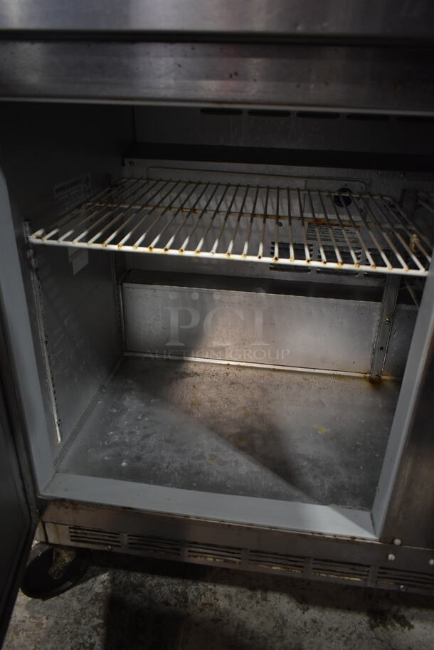Beverage Air WTR48A Stainless Steel Commercial 2 Door Undercounter Cooler on Commercial Casters. 115 Volts, 1 Phase. Tested and Powers On But Does Not Get Cold - Image 5 of 7