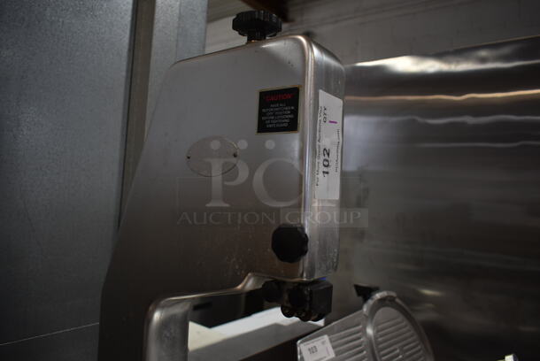 Fleetwood 5785 Metal Commercial Countertop Meat Saw. 115 Volts, 1 Phase. Tested and Does Not Power On - Image 4 of 8