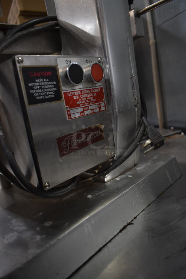 Fleetwood 5785 Metal Commercial Countertop Meat Saw. 115 Volts, 1 Phase. Tested and Does Not Power On - Image 7 of 8