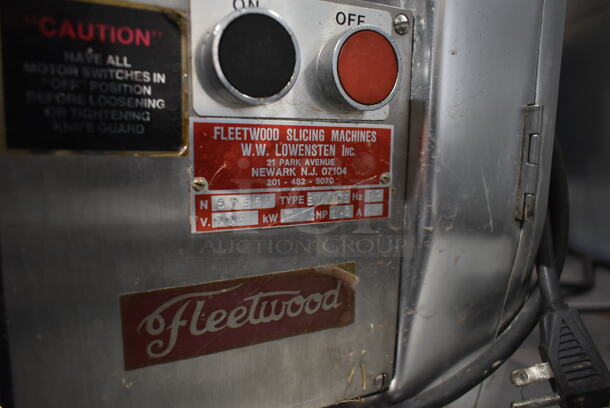 Fleetwood 5785 Metal Commercial Countertop Meat Saw. 115 Volts, 1 Phase. Tested and Does Not Power On - Image 8 of 8