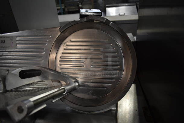 Adcraft SL300ES Stainless Steel Countertop Meat Slicer. 120 Volts, 1 Phase. Tested and Working! - Image 3 of 6