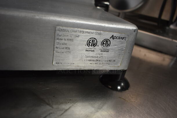 Adcraft SL300ES Stainless Steel Countertop Meat Slicer. 120 Volts, 1 Phase. Tested and Working! - Image 6 of 6