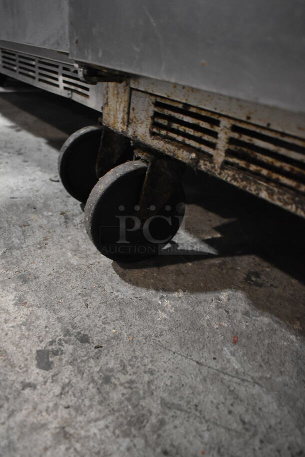 Beverage Air WTR48A Stainless Steel Commercial 2 Door Undercounter Cooler on Commercial Casters. 115 Volts, 1 Phase. Tested and Powers On But Does Not Get Cold - Image 4 of 7