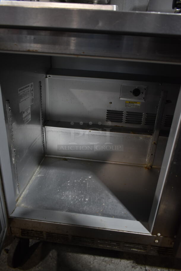 Beverage Air WTR48A Stainless Steel Commercial 2 Door Undercounter Cooler on Commercial Casters. 115 Volts, 1 Phase. Tested and Powers On But Does Not Get Cold - Image 5 of 7