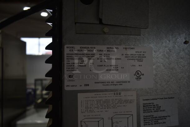 Manitowoc ID0452A-161X Stainless Steel Commercial Ice Head on Scotsman Commercial Bin. 115 Volts, 1 Phase.  - Image 6 of 7