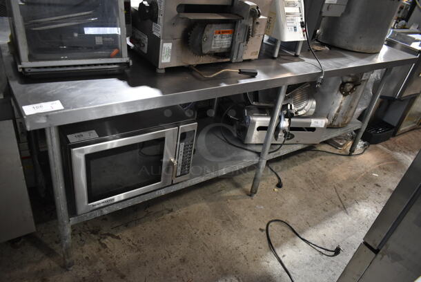Stainless Steel Commercial Table w/ Under Shelf.  - Image 1 of 3