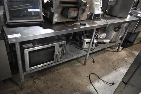 Stainless Steel Commercial Table w/ Under Shelf. 