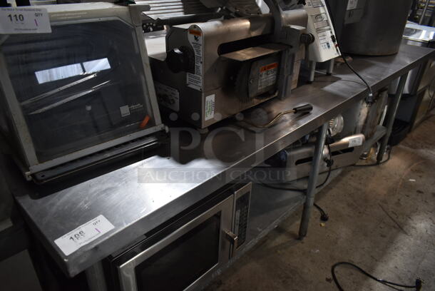 Stainless Steel Commercial Table w/ Under Shelf.  - Image 2 of 3