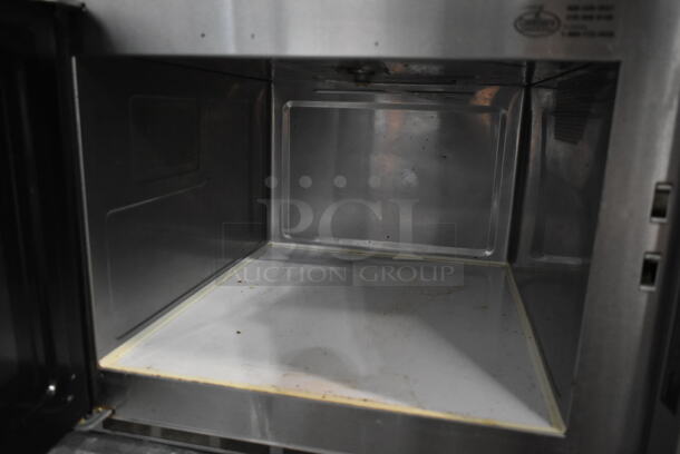 2014 Menumaster RFS12TSW Stainless Steel Commercial Countertop Microwave Oven. 120 Volts, 1 Phase.  - Image 3 of 4