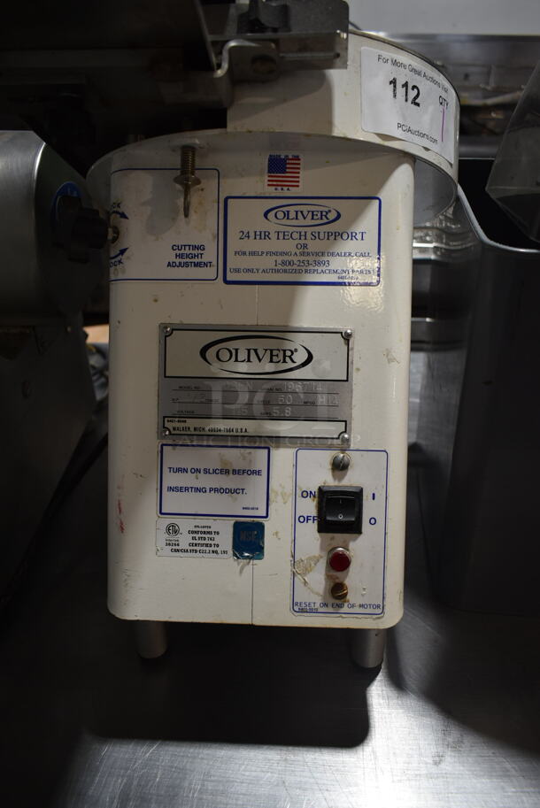 Oliver 702-N Metal Commercial Countertop Bagel Slicer. 115 Volts, 1 Phase. Tested and Working! - Image 2 of 5
