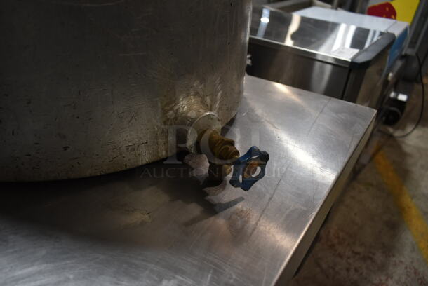 Metal Pot w/ Spigot and Lid.  - Image 3 of 6
