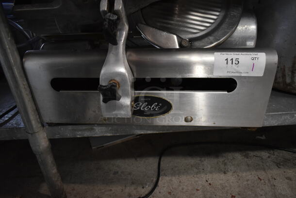 Globe 500 Stainless Steel Commercial Countertop Automatic Meat Slicer w/ Blade Sharpener. 115 Volts, 1 Phase. Tested and Working! - Image 2 of 6