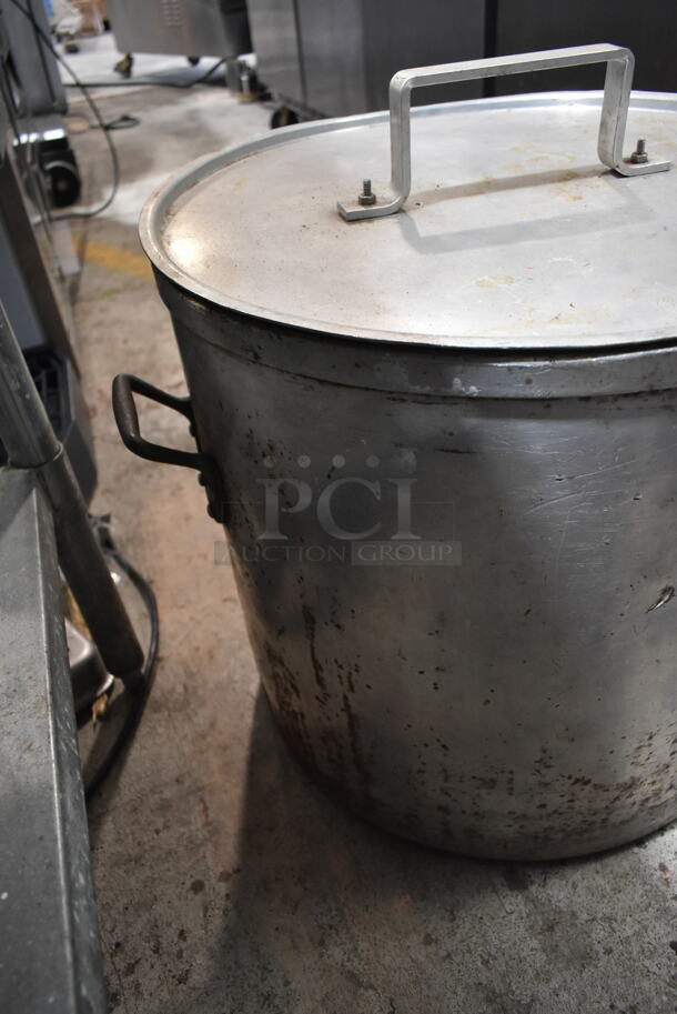 Metal Stock Pot w/ Lid. - Image 3 of 4