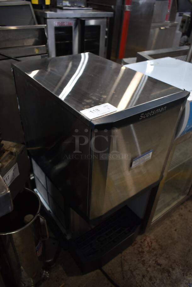 2018 Scotsman HID312A-1A Stainless Steel Commercial Countertop Meridian Ice Machine and Water Dispenser - 12 lb. Bin Storage. 115 Volts, 1 Phase. - Image 2 of 5