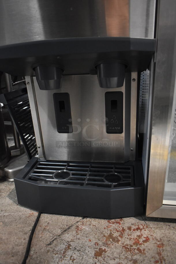 2018 Scotsman HID312A-1A Stainless Steel Commercial Countertop Meridian Ice Machine and Water Dispenser - 12 lb. Bin Storage. 115 Volts, 1 Phase. - Image 3 of 5