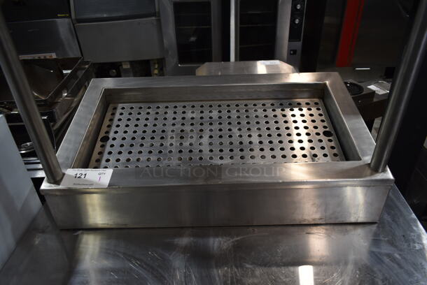 Stainless Steel Countertop Display w/ Sneeze Guard.  - Image 2 of 5