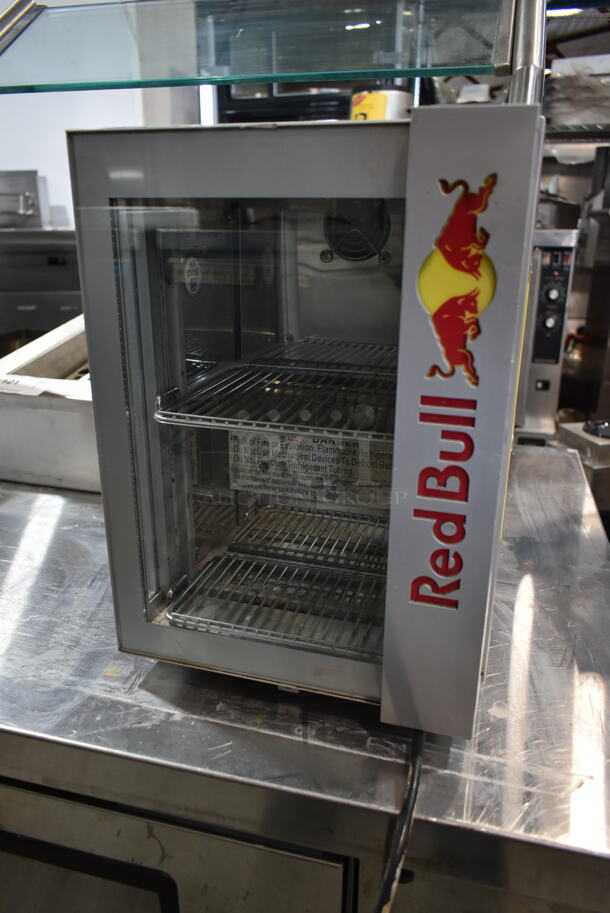 Red Bull RB-BC 2020 ECO LED Metal Mini Cooler Merchandiser. 115 Volts, 1 Phase. Tested and Powers On But Does Not Get Cold - Image 3 of 5