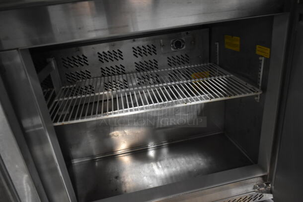 Edesa EDMT-60-24 Stainless Steel Commercial Sandwich Salad Prep Table Bain Marie Mega Top on Commercial Casters. 115 Volts, 1 Phase. Tested and Powers On But Does Not Get Cold - Image 9 of 9