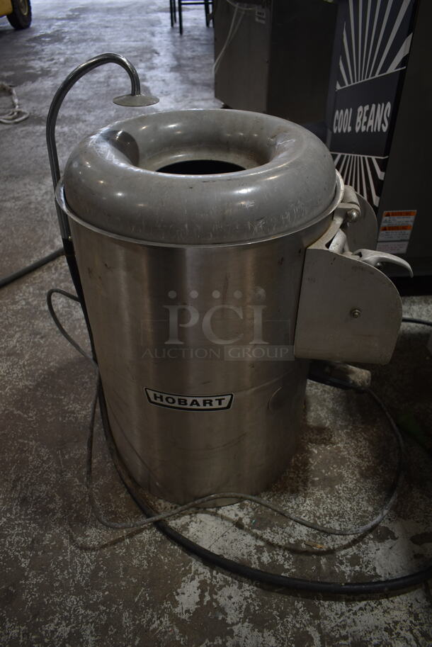 Hobart 6115T Stainless Steel Commercial Countertop Electric Powered Potato Peeler. 115 Volts, 1 Phase.  Tested and Working! - Image 4 of 8
