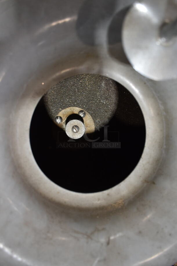 Hobart 6115T Stainless Steel Commercial Countertop Electric Powered Potato Peeler. 115 Volts, 1 Phase.  Tested and Working! - Image 6 of 8