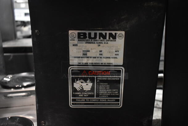 Bunn VP17-2 Stainless Steel Commercial Countertop 2 Burner Coffee Machine. 120 Volts, 1 Phase.  - Image 4 of 5