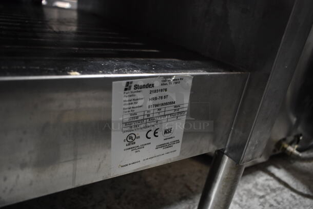 APW Wyott HRS-75 5T Stainless Steel Commercial Countertop Hot Dog Roller. 208/240 Volts, 1 Phase.  - Image 5 of 5