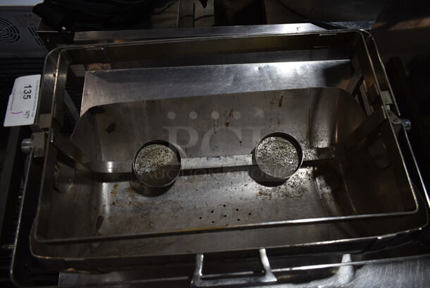 Metal Chafing Dish Frame w/ Rolling Lid.  - Image 3 of 3