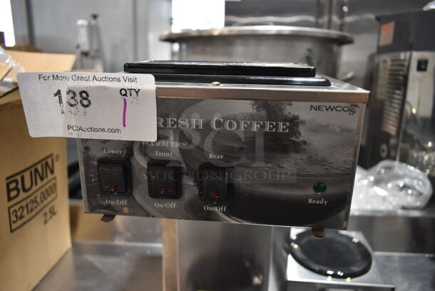 Newco AK-3 Stainless Steel Commercial Countertop 3 Burner Coffee Machine. 120 Volts, 1 Phase. - Image 2 of 5